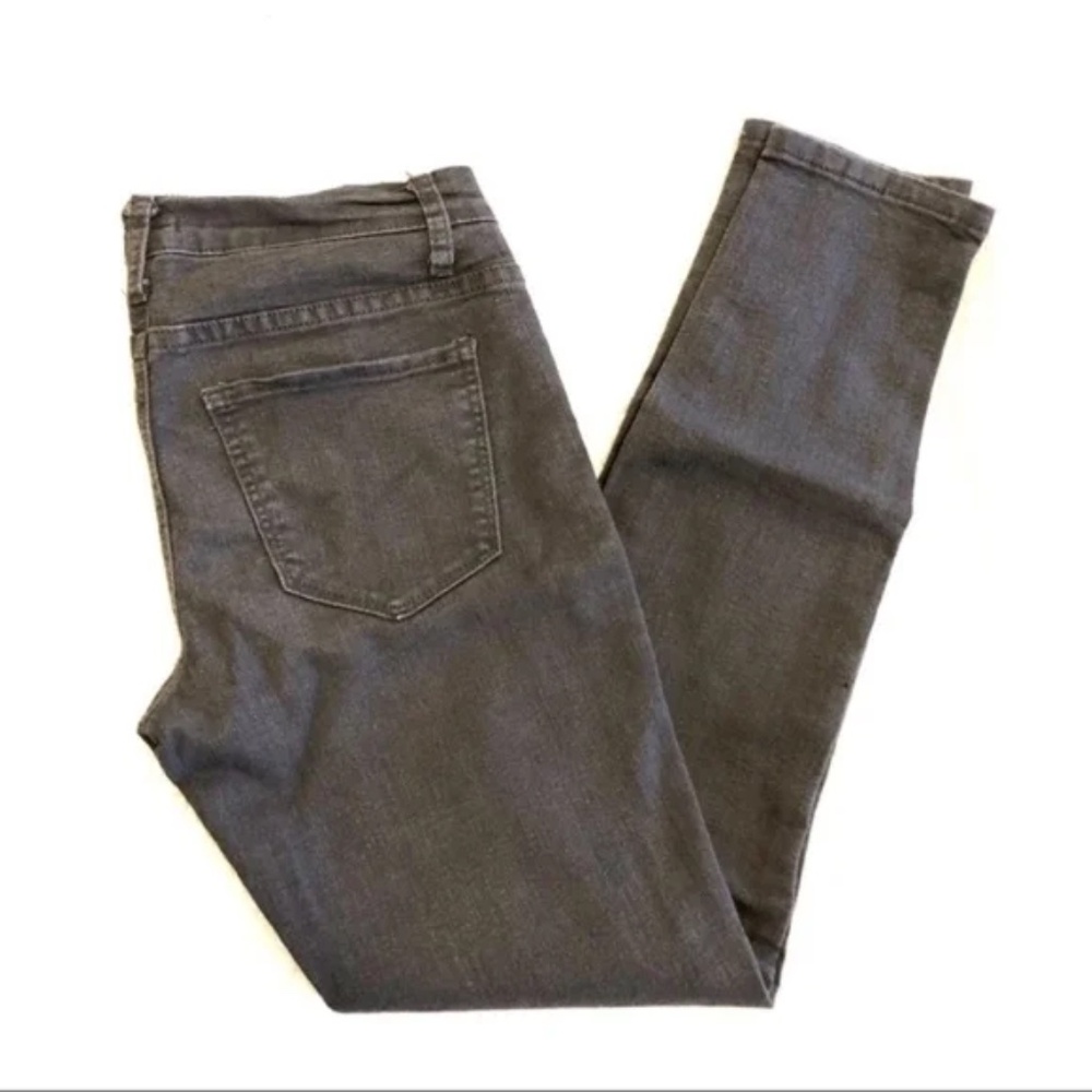 Forever 21 Gray Washed Skinny Jeans